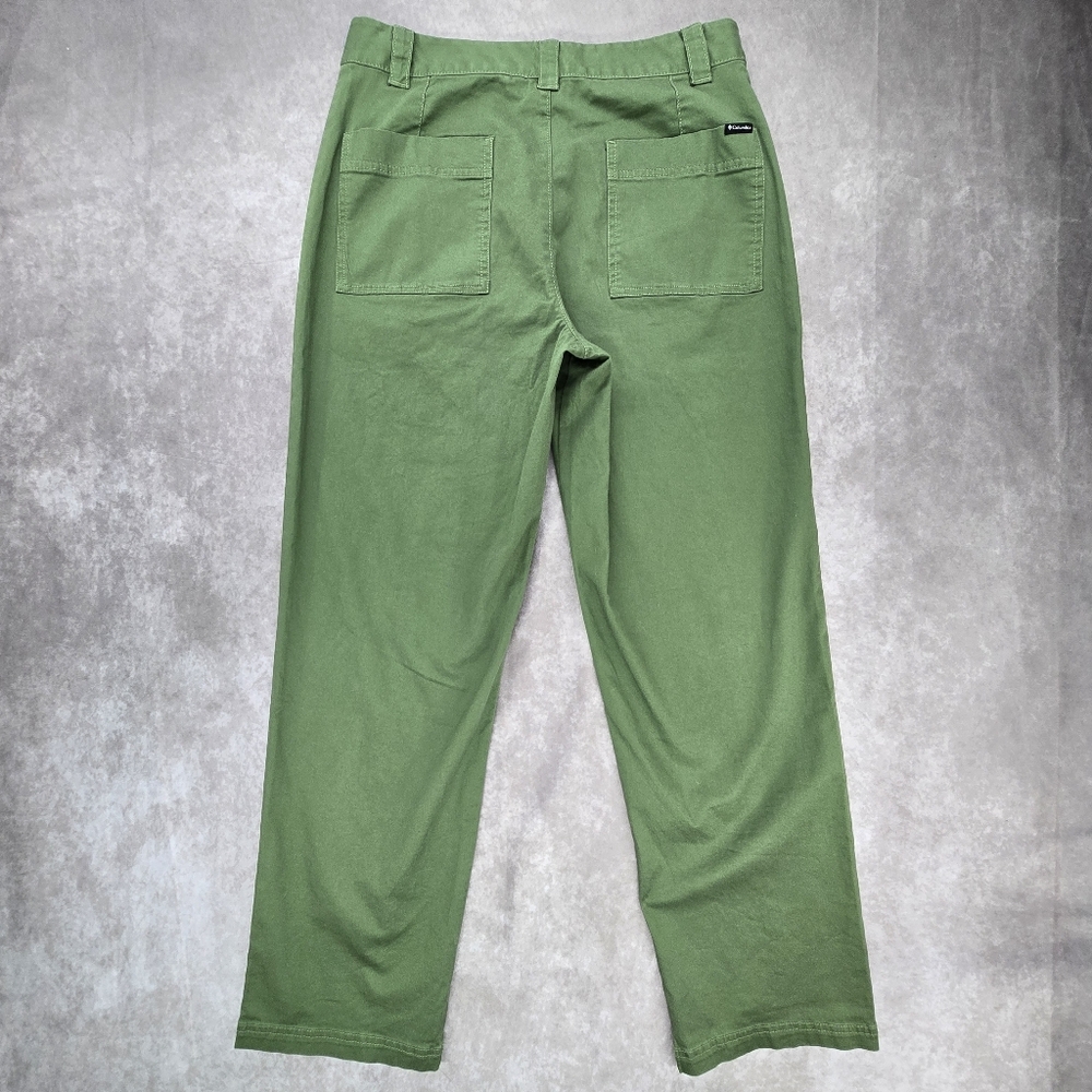 Columbia Green Cotton Blend Button Fly Pants - Picture 12 of 12